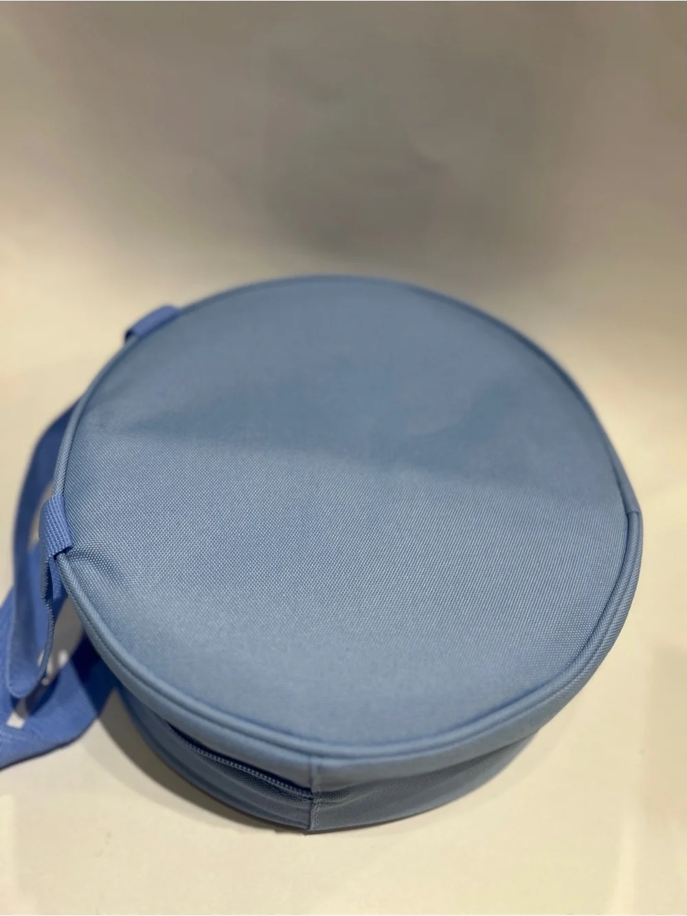 Yoobi SmileyWorld Disco Ball Round Lunch Box Bag Blue Silver Holographic Tote